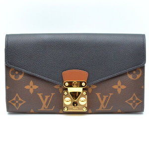 Louis Vuitton Pallas Portefeuille Monogram Canvas Calf Leather Noir Black
